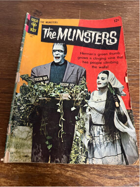 Vintage 1960s The Munsters Gold Key Comic June 12 Cent Herman Lily TV Silver Age